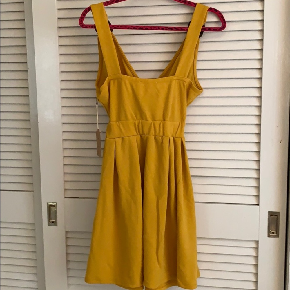 Yellow Mini Dress - Picture 2 of 3